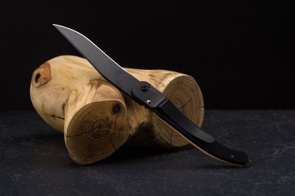 Laguiole с Liner замком, черный карманный нож, большой размер, ручка из оливкового дерева