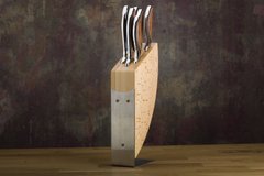 Блок 6 ножей Haute Cuisine с ручкой из экзотического дерева
