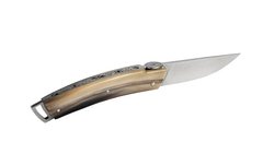 Нож со складным лезвием Le Thiers "Gentleman" ручной работы, светлый рог