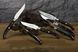 Набір з 6 ножів Laguiole з нержавічої сталі з ручкою з чорного рогу