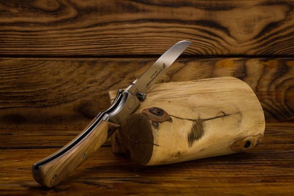 Охотничий складной нож EOK ручка из оливкового дерева