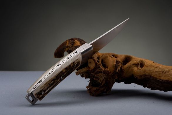Нож со складным лезвием Le Thiers "Pocket" ручной работы, олень