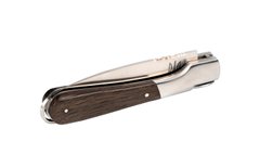 Корсиканский Sperone "Guilloché", складной нож ручной работы, мореный дуб.